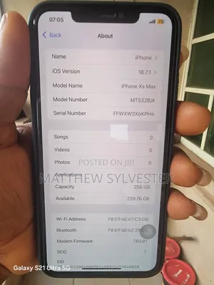 Apple iPhone XS Max 256 GB Black