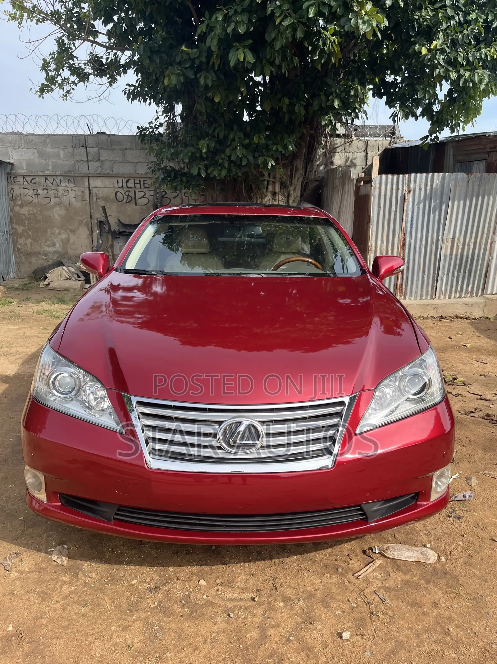 Lexus ES 2012 Red
