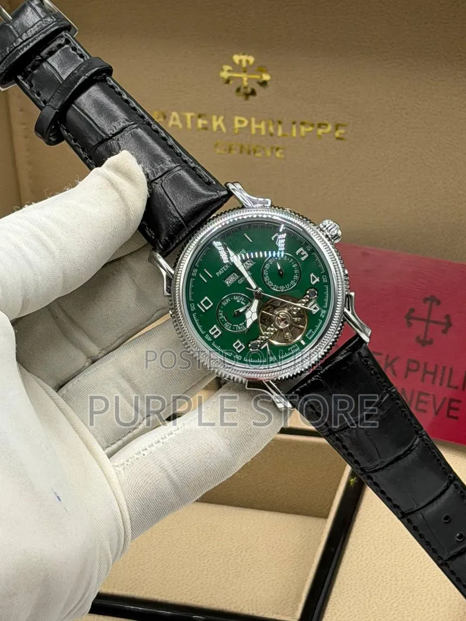 Patek Philippe Automatic Mechanical Movement Active Chronograph Watch