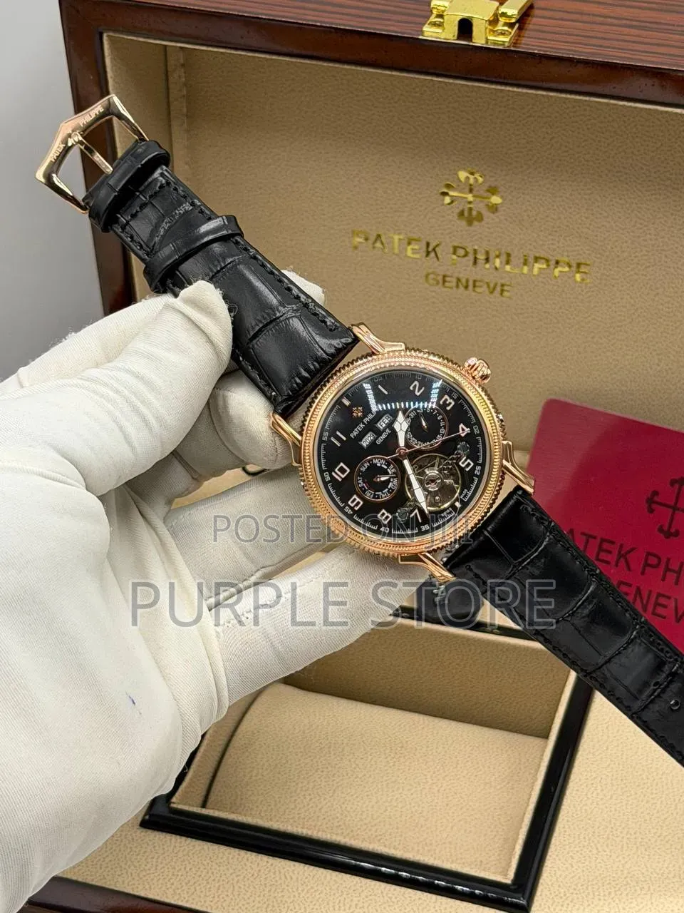 Patek Philippe Automatic Mechanical Movement Active Chronograph Watch