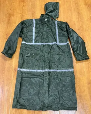 Original Gown Raincoat Polyester Green With Reflective
