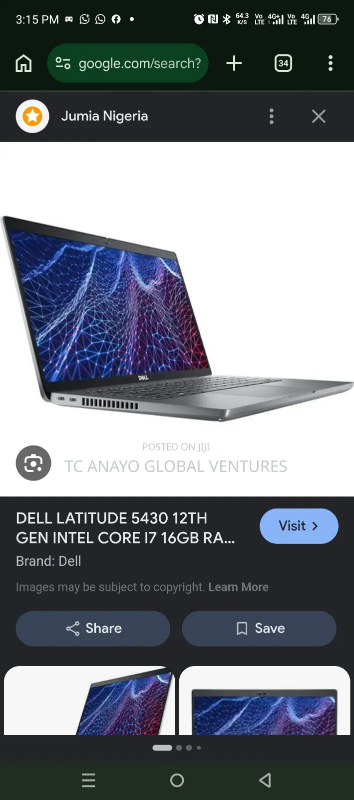 Laptop Dell Latitude 5430 16GB Intel Core i5 SSD 512GB