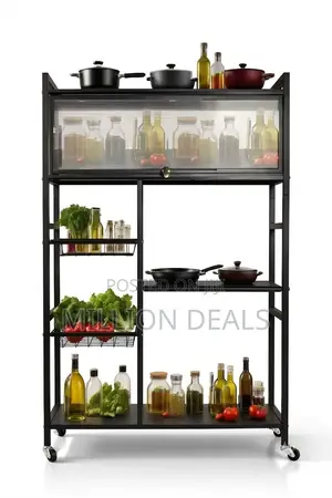 Unique Multifaceted Kitchen Storage Luxury Rack