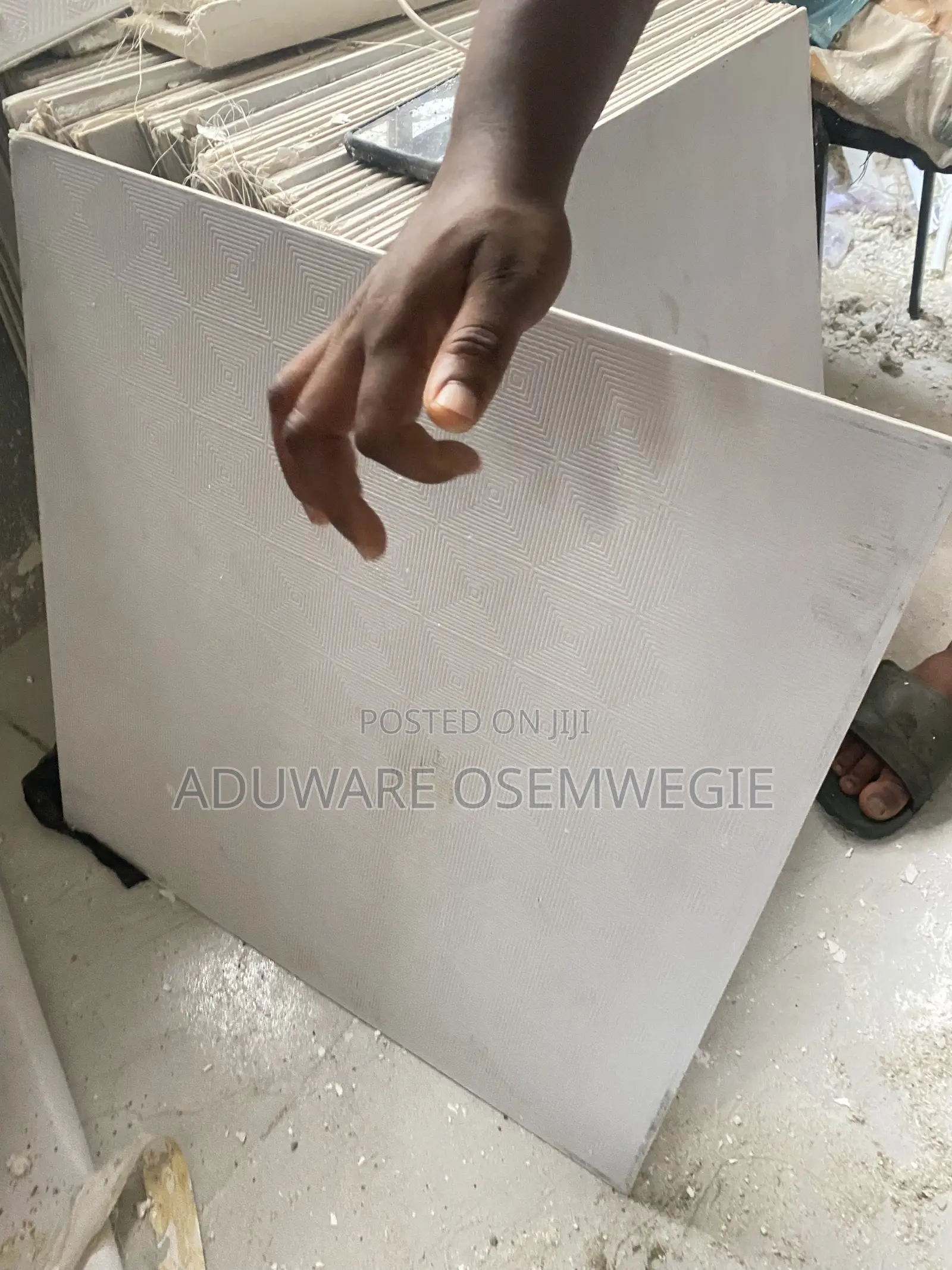 White Ceiling Tiles
