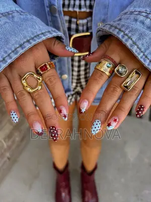 Burgundy Wine Polkadot Set