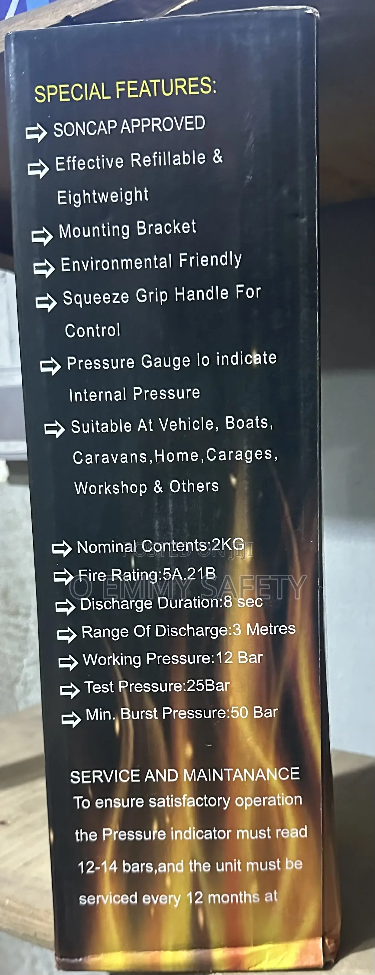 2kg Fire Extinguisher