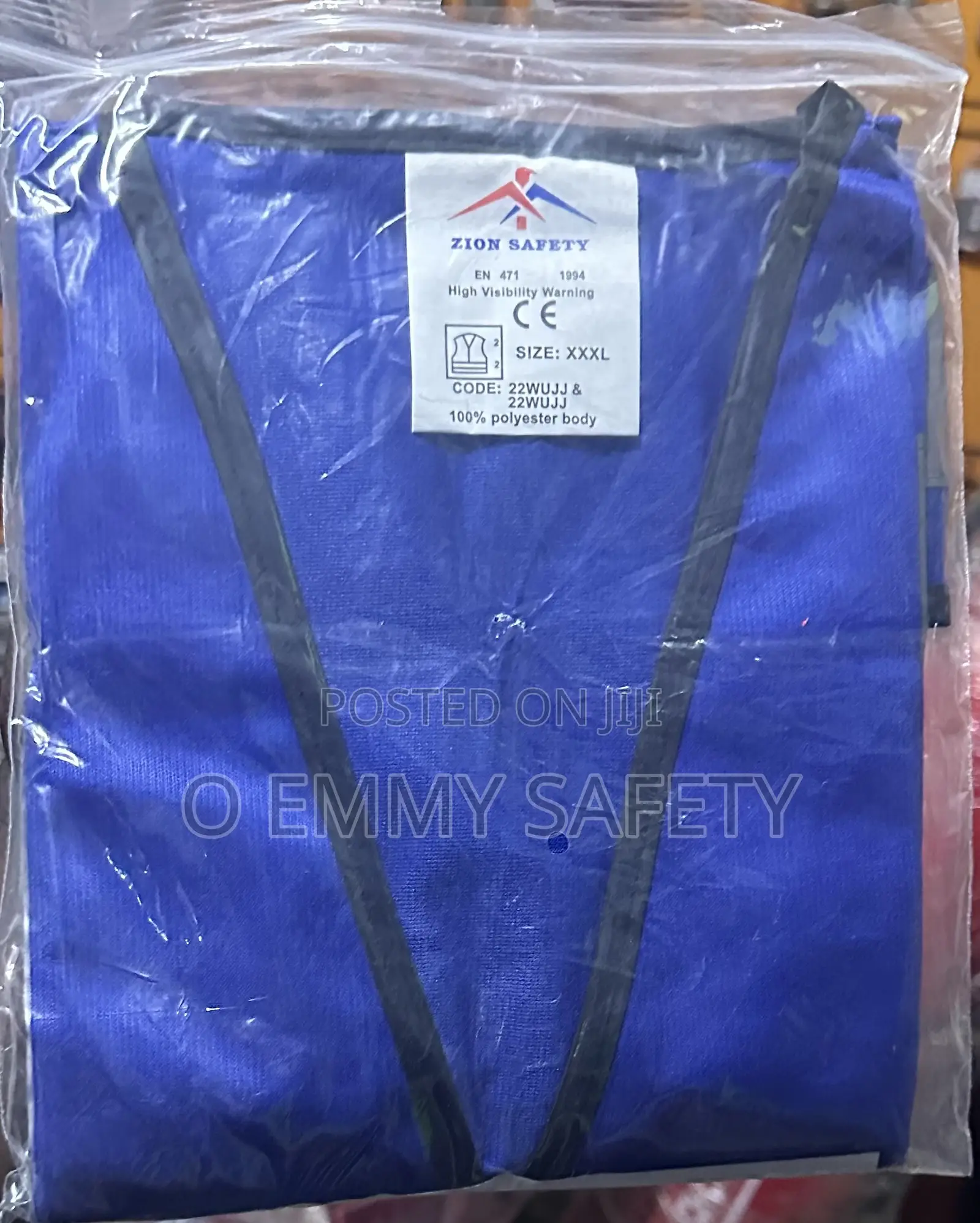Blue Reflective Jacket