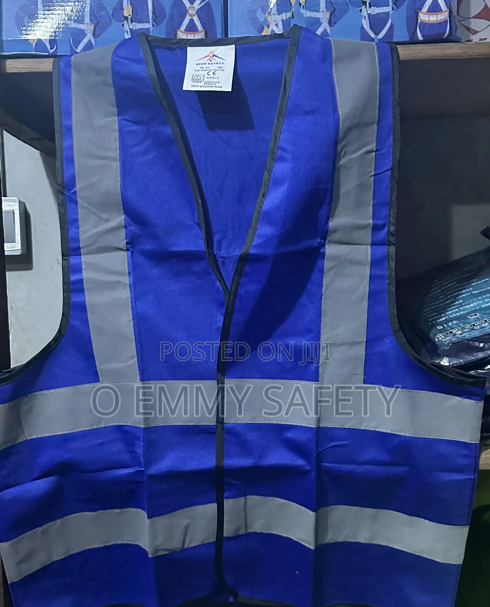 Blue Reflective Jacket