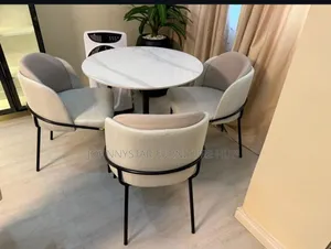 Unique Lovely Vip Restaurant and Apartment 4 Chairs With Marble Table