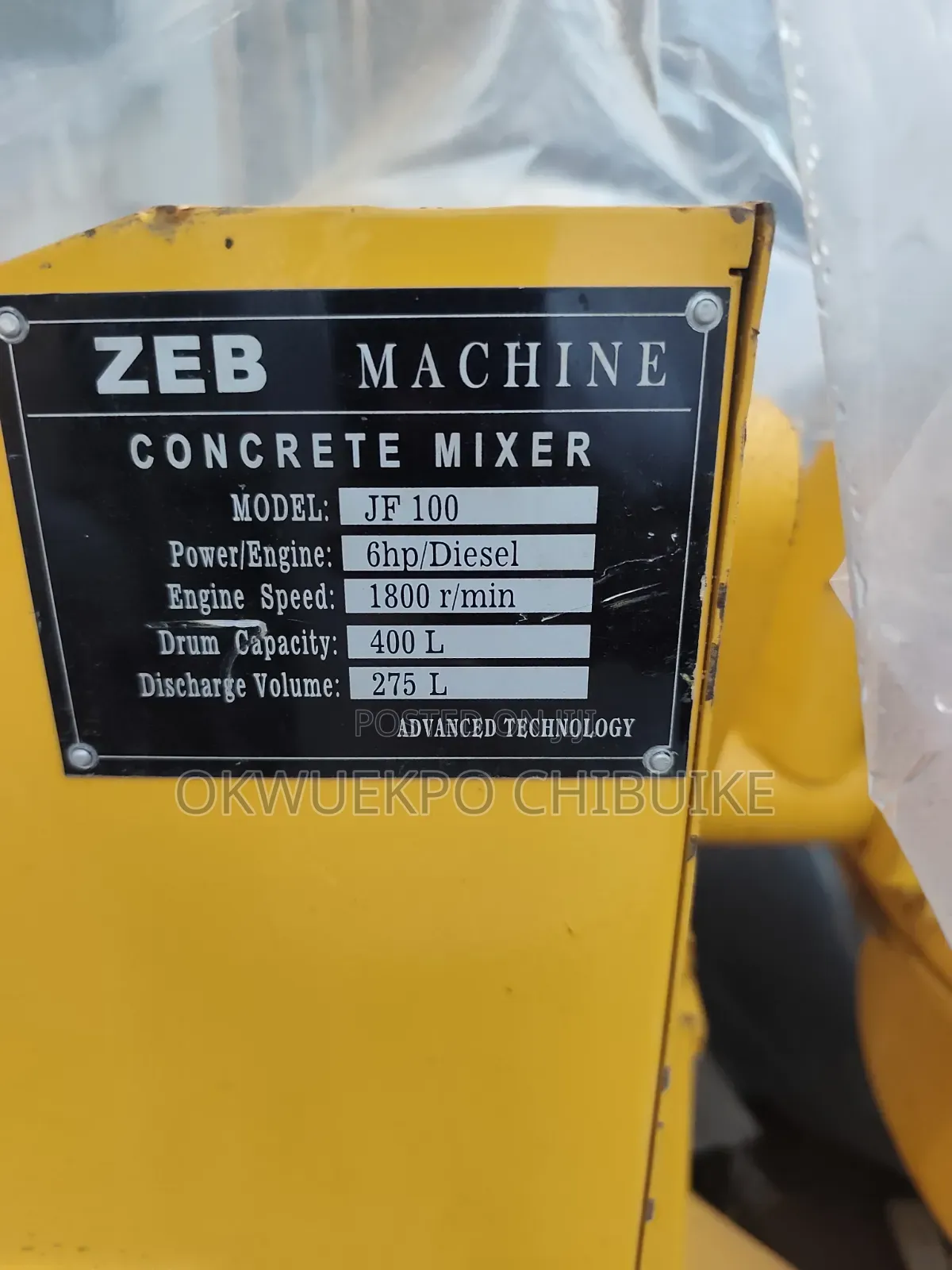 Concrete Mixer 400liters