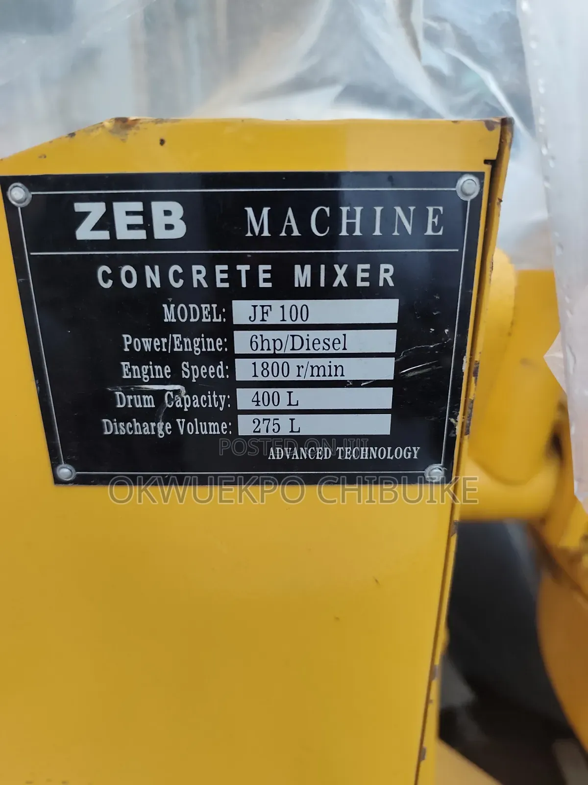 Concrete Mixer 400liters