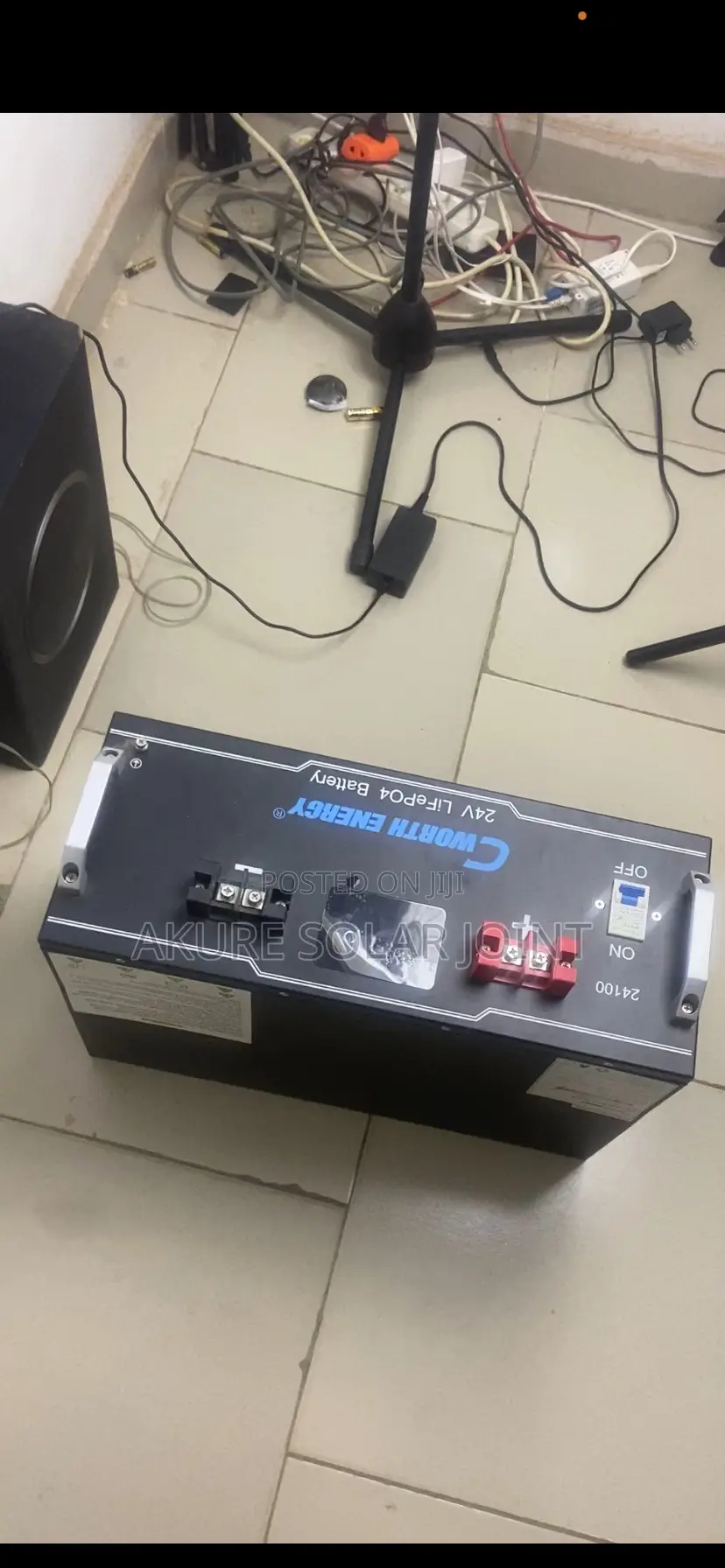 Cworth 2.5kwh Lithium Battery. 24volt