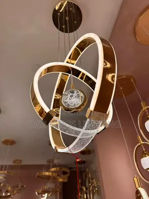 Gold Luxury Led Ceiling Chandelier Pendant Light