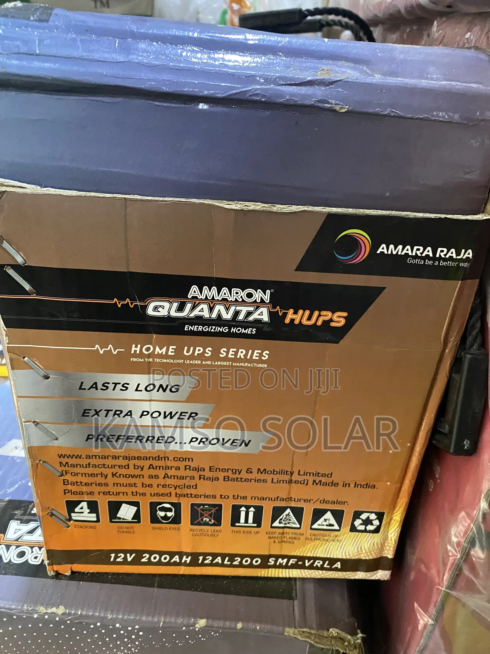 12v 200ah Quanta Dry Cell Battery