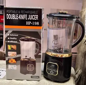 Portable Rechargeable Double-Knofe Juicer