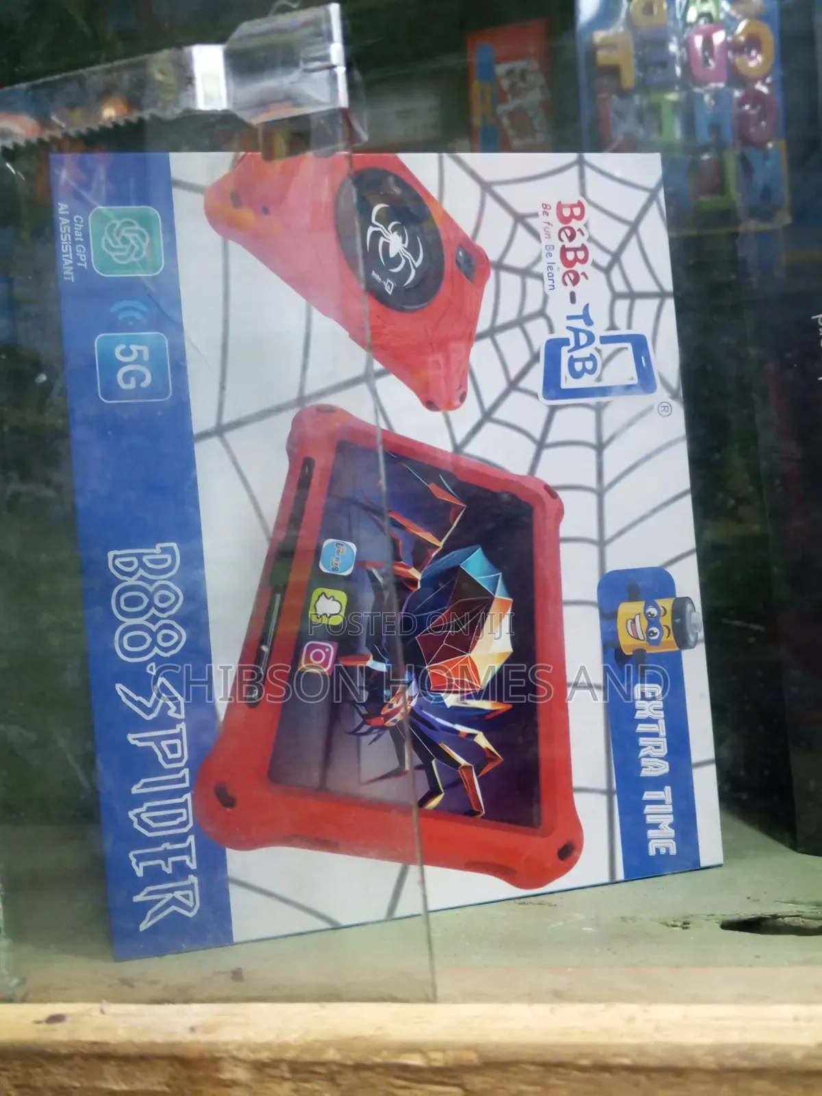 Bébé Tab 8-Inch Kids Android Tablet (Spider Design)