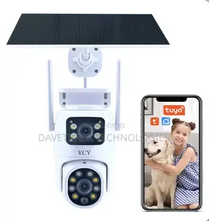 Tuya Dual Lens Solar Camera 6mp PTZ 4g Camera Enabled