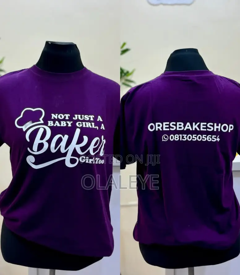 DTF/Borderless, Customization Branding Clothings. Cloth Branding