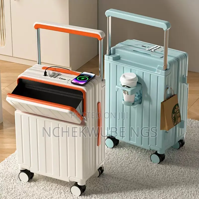 Wide Pull Rod Suitcase 20 Inch Large Capacity