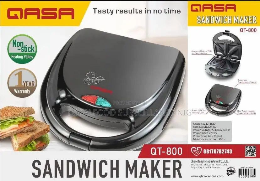 Qasa 2 Face Toaster