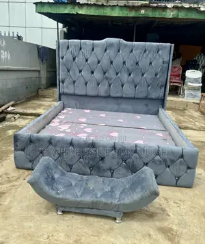 Locally Made Quality Tufted 6 by 6 Bedframe