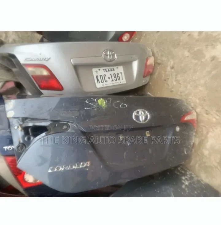 Toyota Corolla 2014 Model Empty Booth