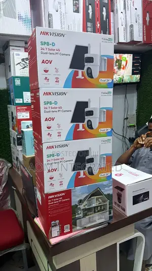 Hikvision Dual Lens Solar PTZ Camera