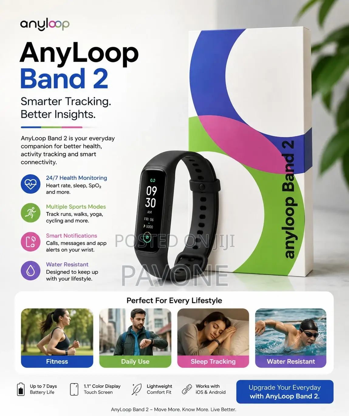 Anyloop Smart Watch