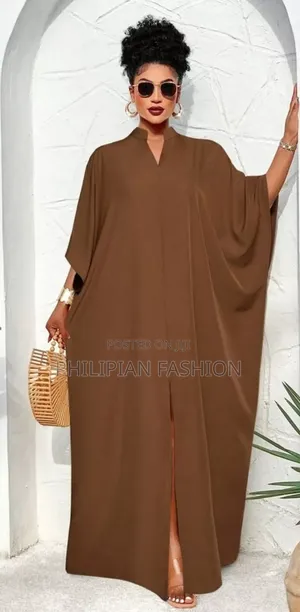 Gown With Front Slit