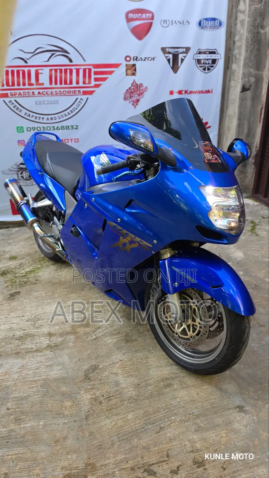 Honda CBR 2007 Blue