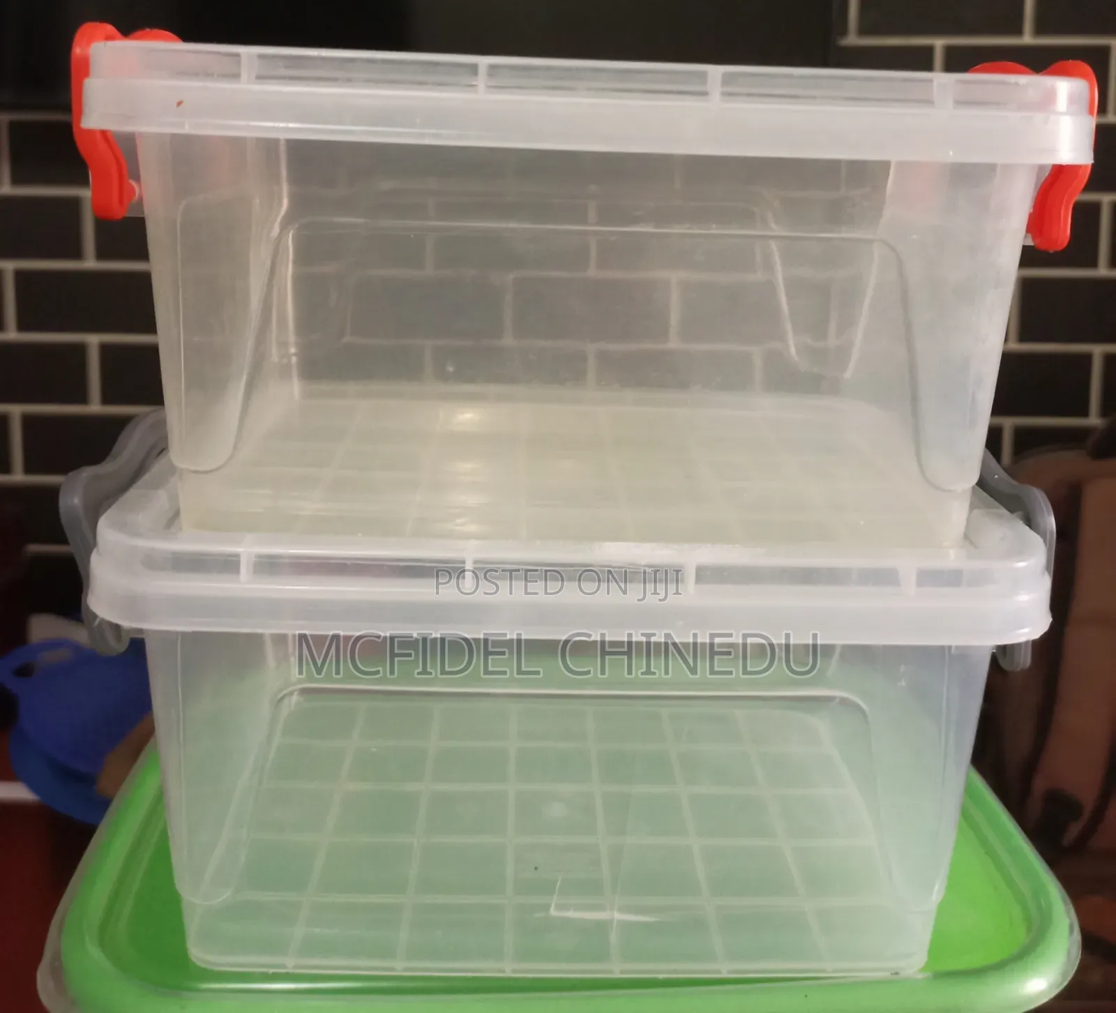 Kitchen Utensils (Plastic Bowls and Food Flask)