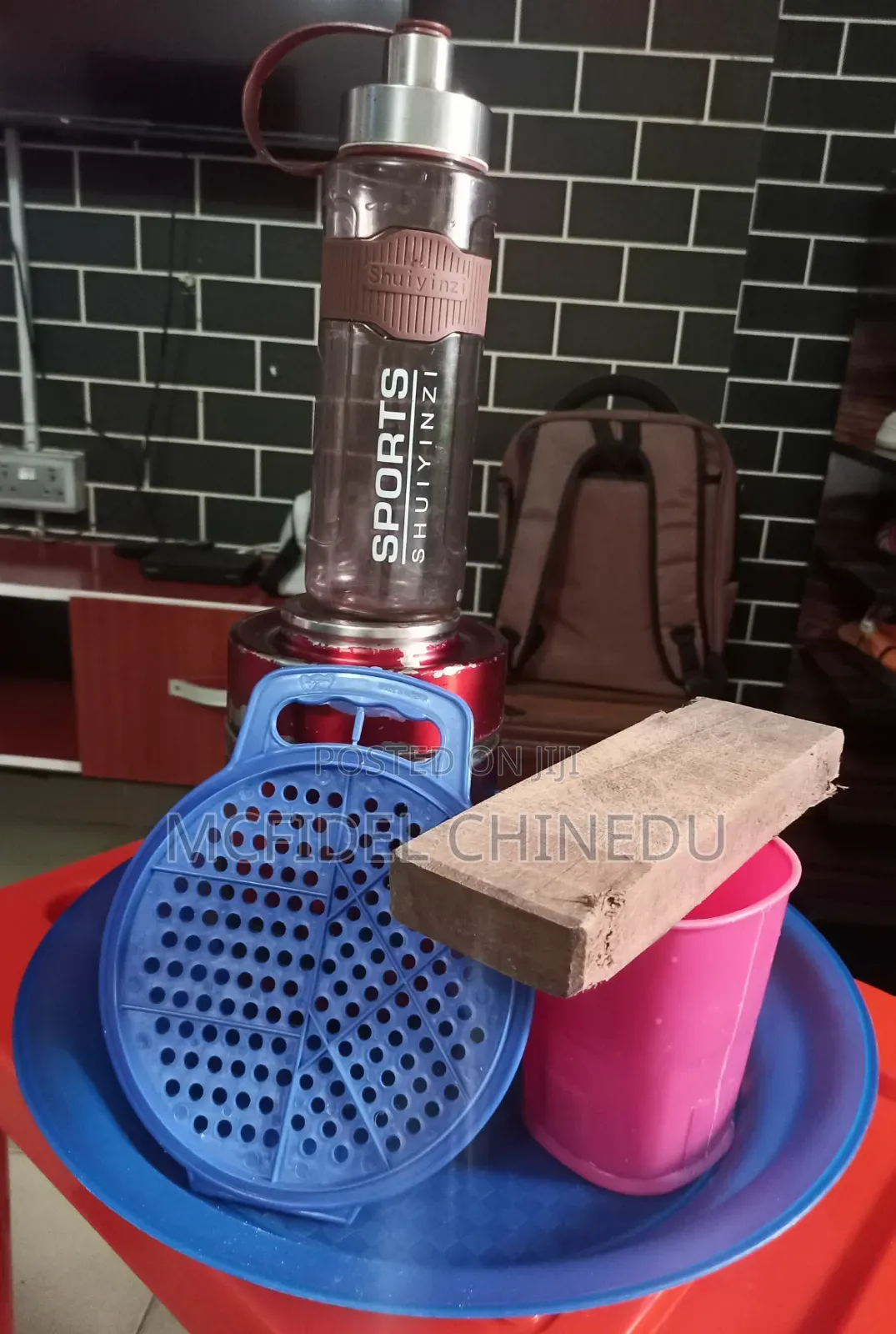 Kitchen Utensils (Plastic Bowls and Food Flask)