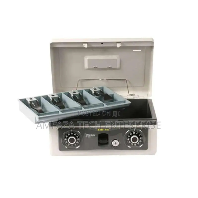 Cash Box Safe With Key Combination Lock - Model 302