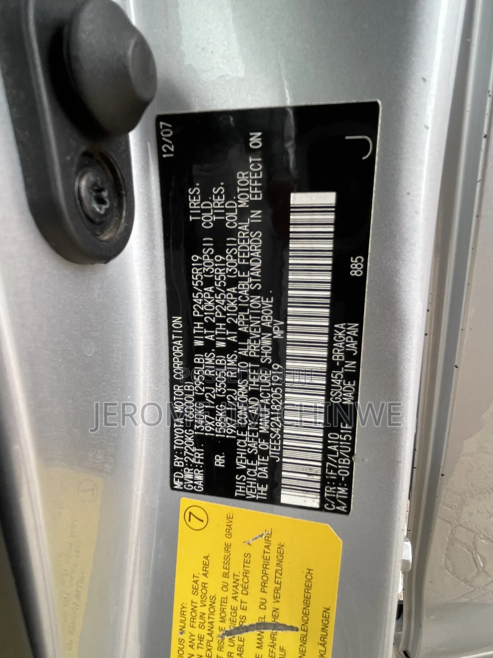 Toyota Highlander 2009 Silver