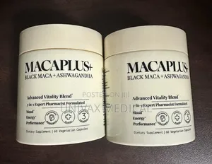 Organic Black Maca Root for Women Men With Ashwagandha