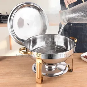 5.5l Chafing Dish Buffet Food Warmer Stainless Steel Serving Set
