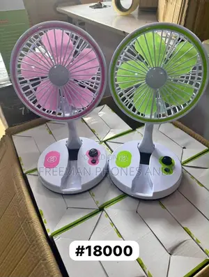 Rechargeable Desk and Hand Fans
