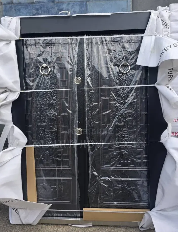 Turkish Double Leaf Front Entrance Security Door (4ft X 7ft)