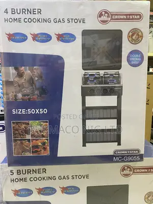 4burner Gad Stove W/Support Leg Bracket Wind Blocking Cover