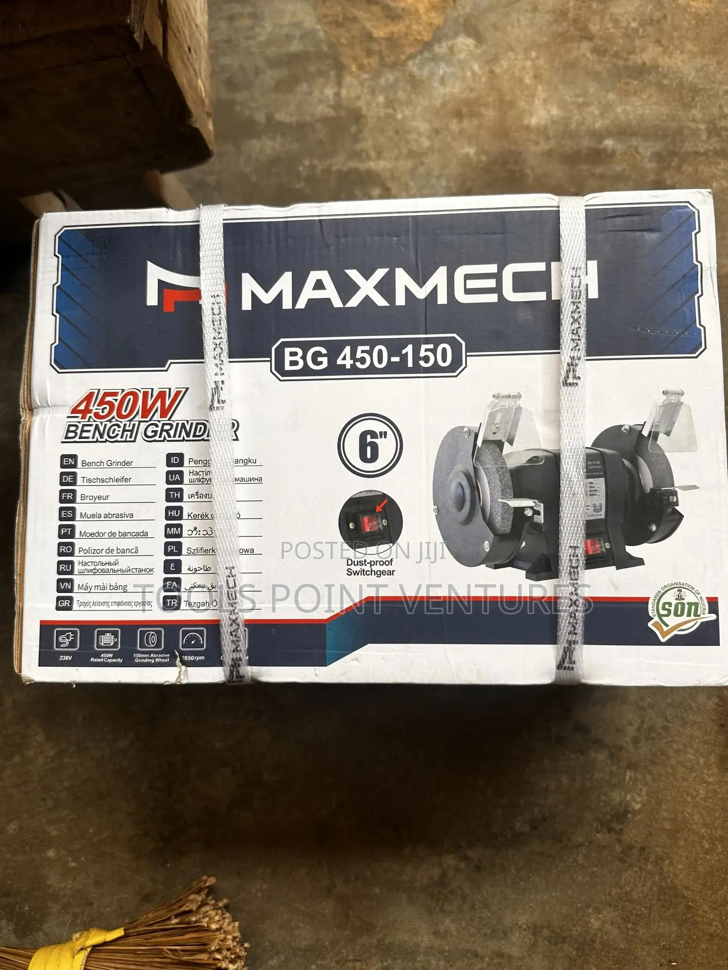 Maxmech 6” Bench Grinder