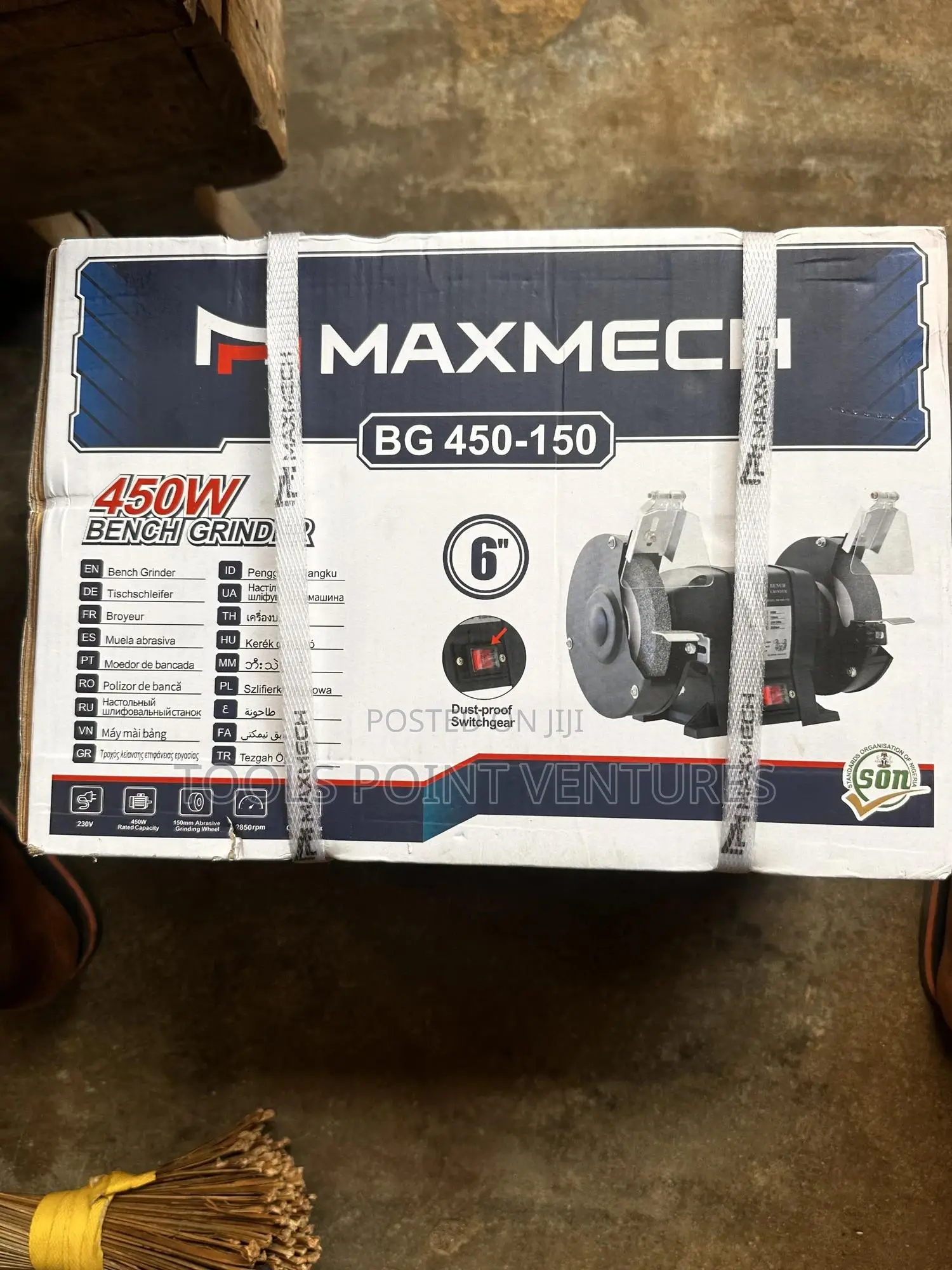 Maxmech 6” Bench Grinder