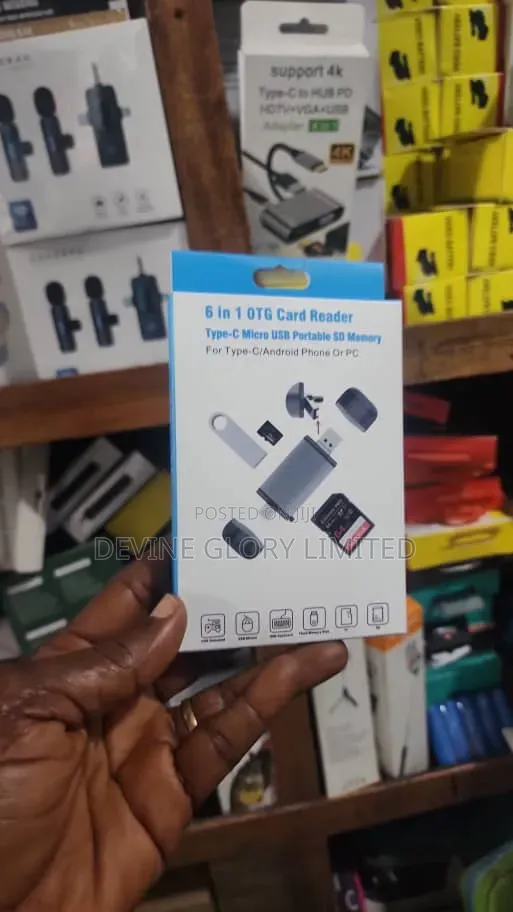 Portable Card Reader USB-C Micro USB Sd Tf Adapter