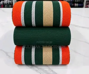 Plain and Pattern Design Asooke Fabric