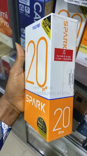 New Tecno Spark 20 Pro 256 GB Black