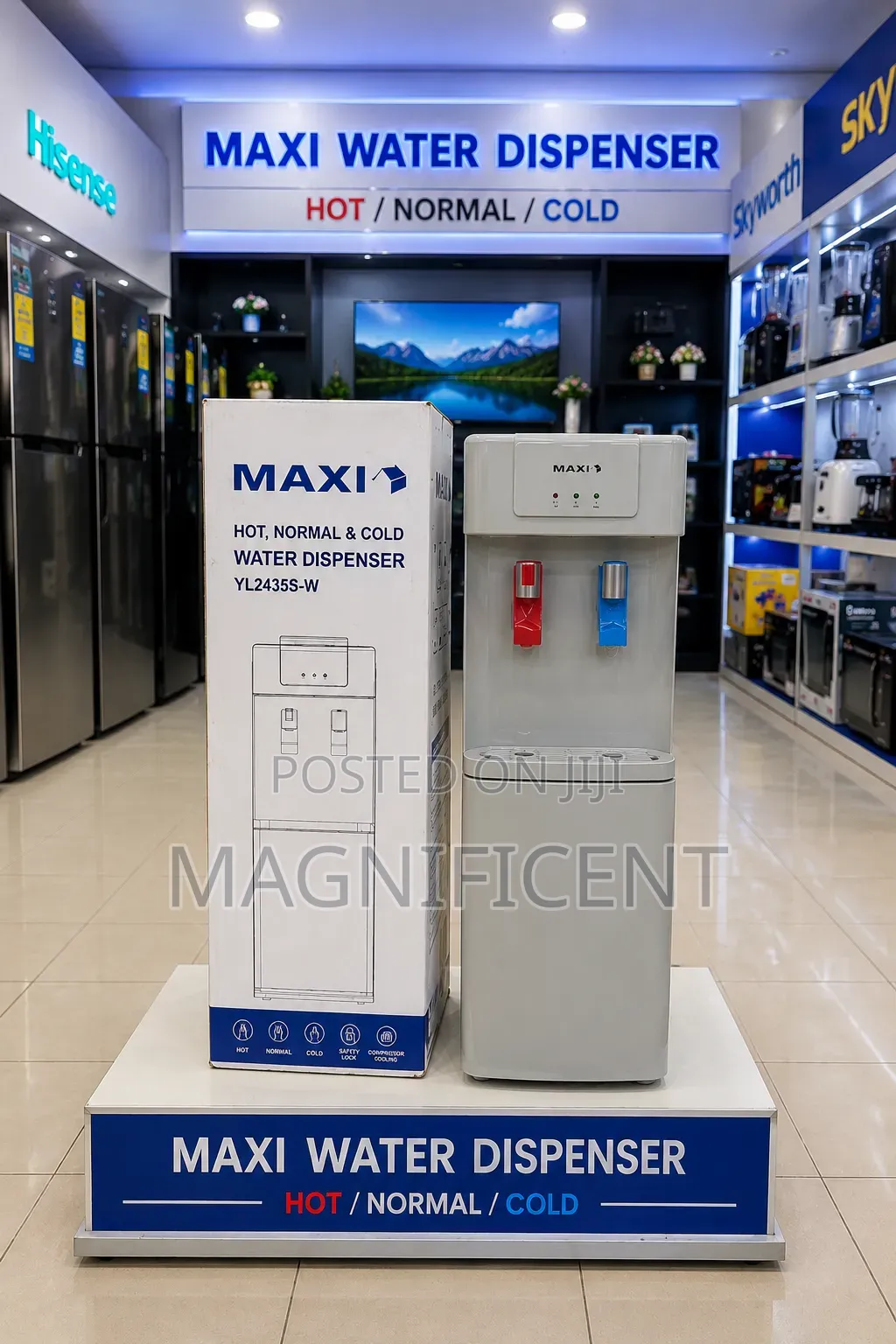 Premium Maxi Hot, Normal Cold Water Dispenser