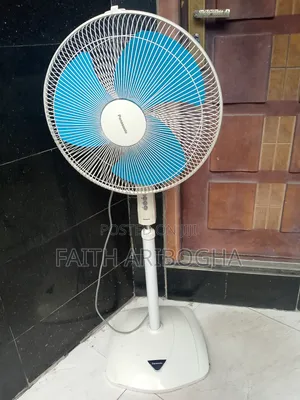 Used Panasonic Fan 16-Inch Standing Fan - 3 Speed Metal Blades