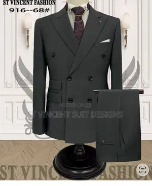 Grey Doublebreasted Suit
