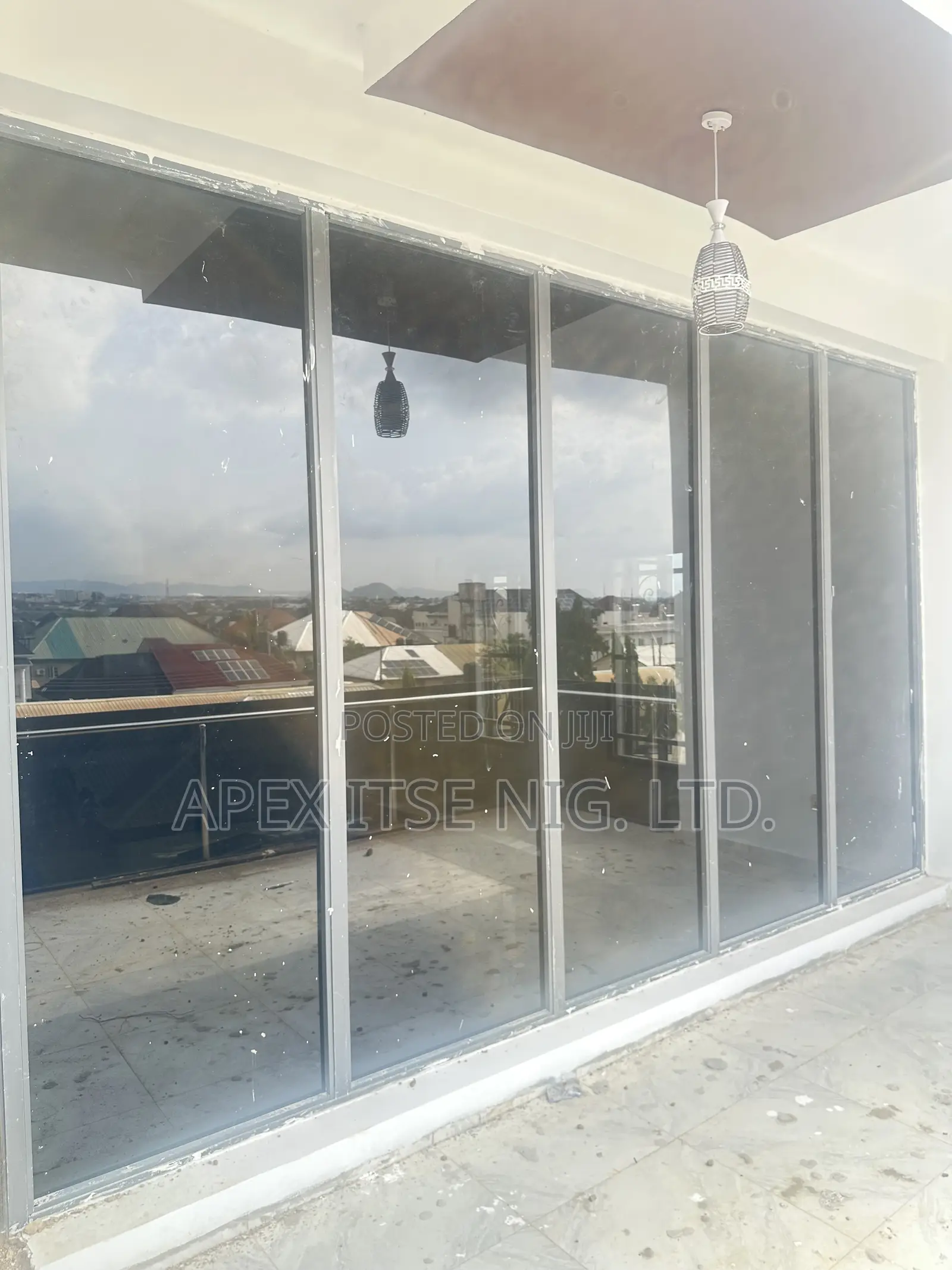 Glass Demarcation Curtain Wall.