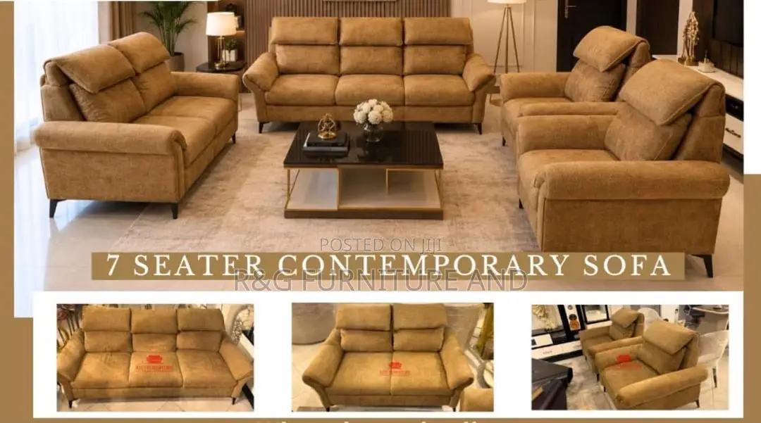 Imported Fabric Contemporary Sofa