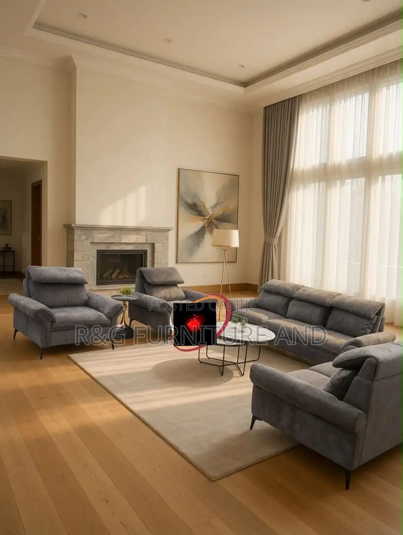 Imported Fabric Contemporary Sofa
